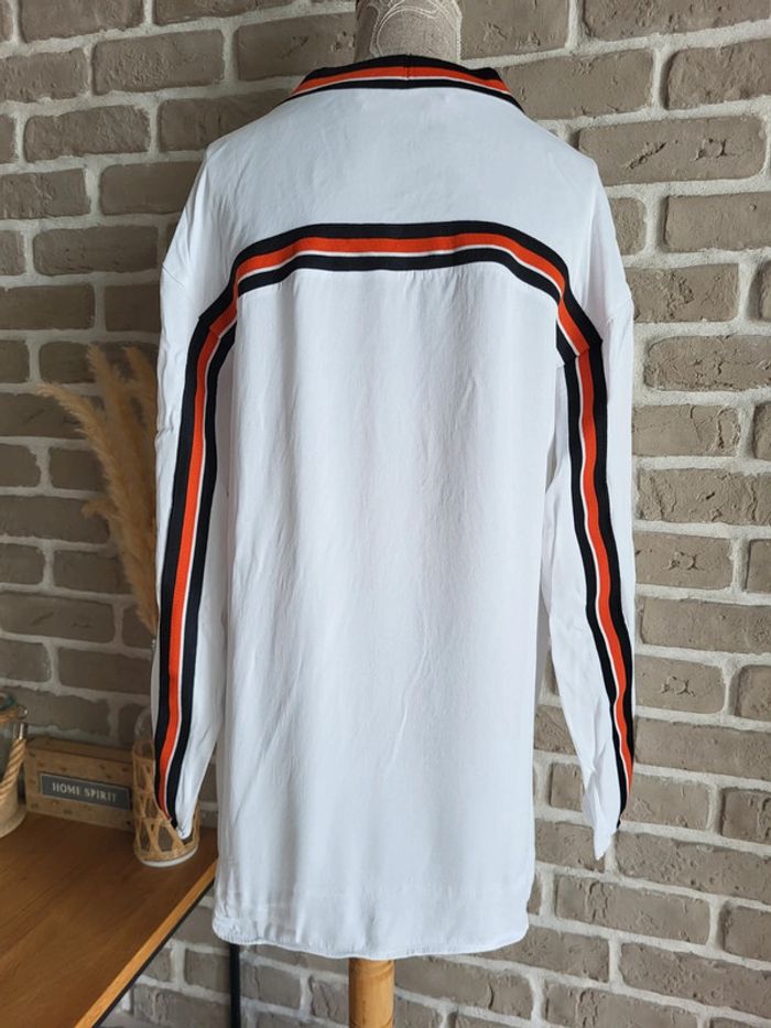 Blouse fluide blanche Zara - sportswear vintage - photo numéro 9