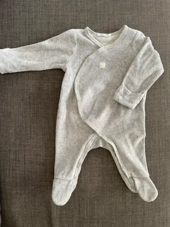 Pyjama Bout’chou 1 mois gris