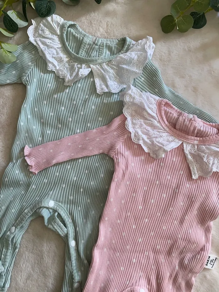 Lot 2 pyjamas fins 1/3mois SHEIN - photo numéro 4