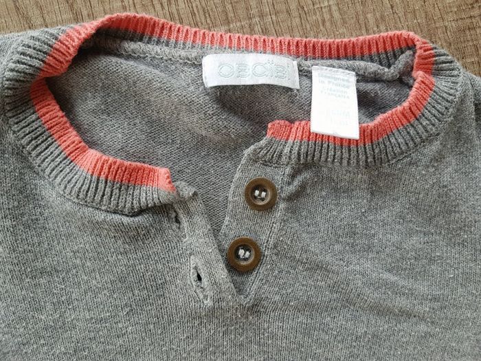 Pull fin Obaïbi 18 mois manches ajustables - photo numéro 4