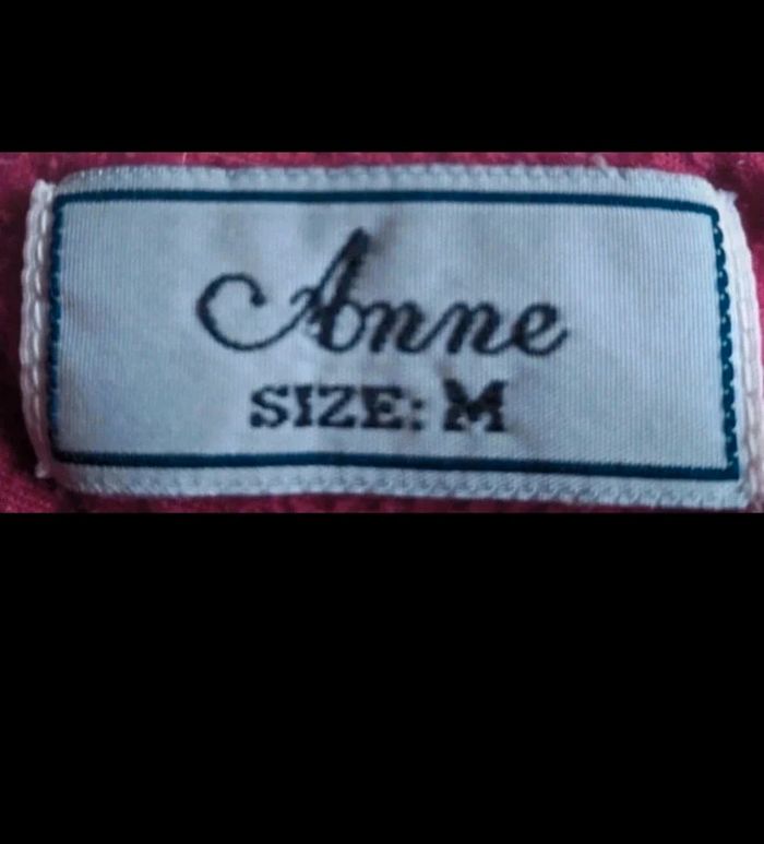 💎haut top tee shirt élégante femme rose original vintage rare créateur Anne t M 38 - photo numéro 4