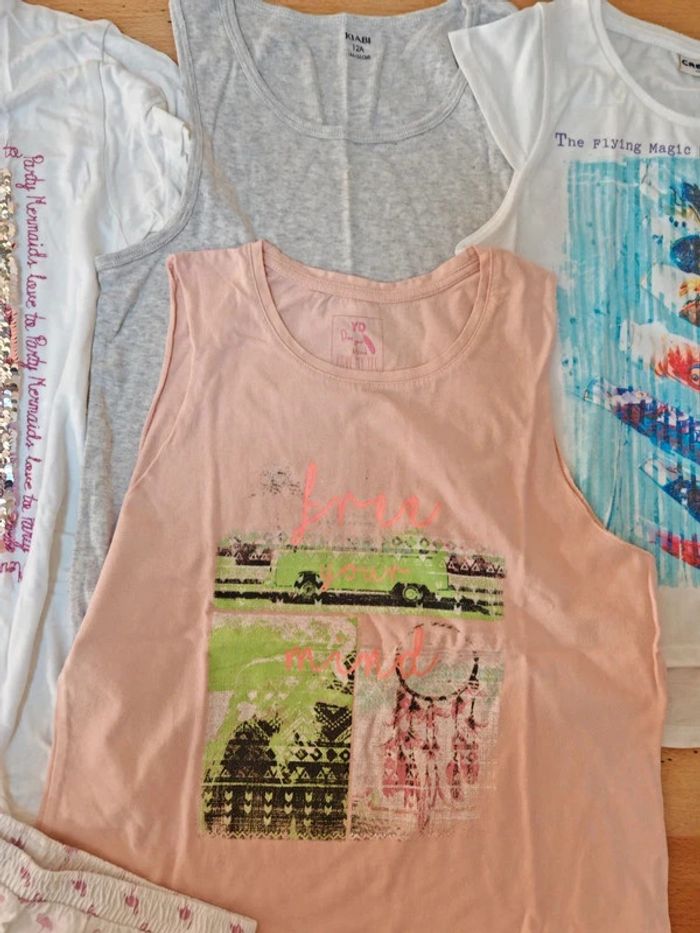 lot tshirts 12 ans fille - photo numéro 3