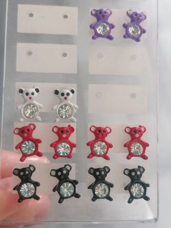 Boucles d'oreilles ourson 👧🏻