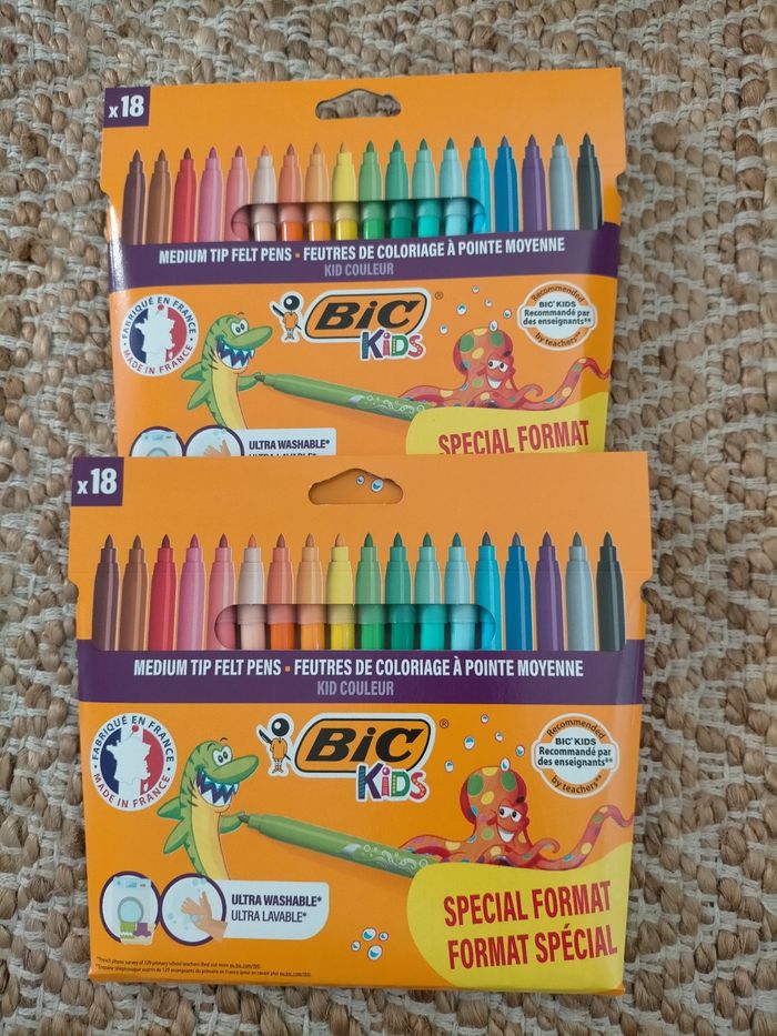 Lot Feutres de coloriage bic