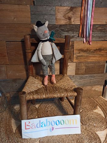 Peluche chat galand moulin Roty