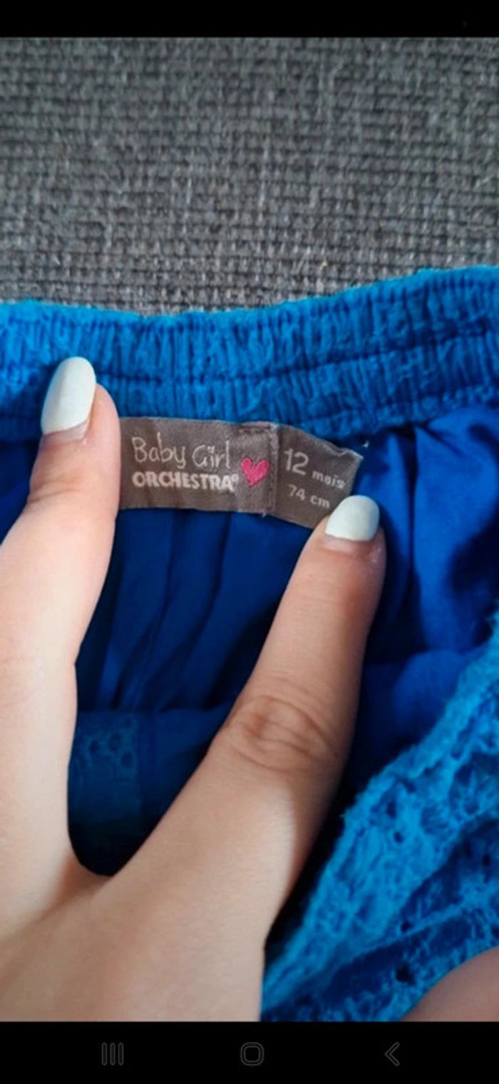 Short Orchestra 12mois 74cm ajourée 👻 - photo numéro 2