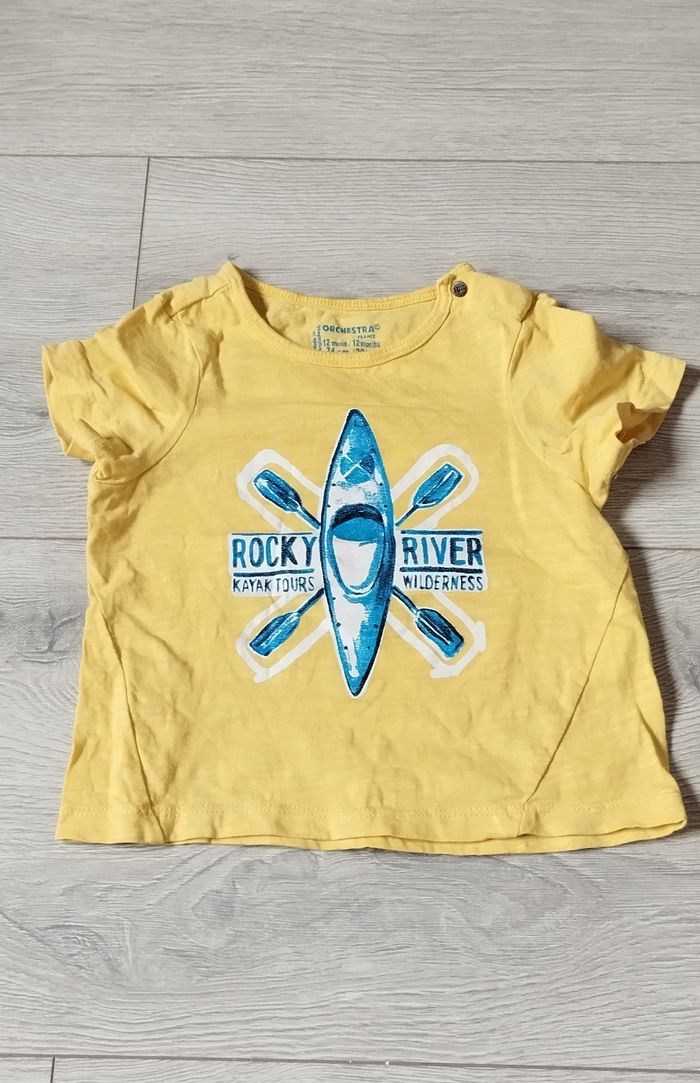 T-shirt MC garçon 12 mois orchestra