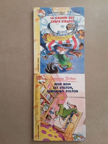 Lot 2 livres Geronimo Stilton ALBIN MICHEL BE