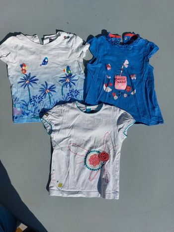 Lot 3 t-shirts catimini sergent major