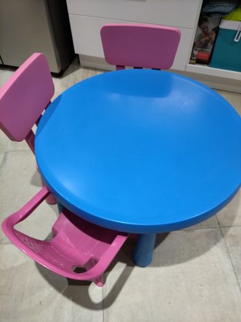 Table et chaises mammut ikea