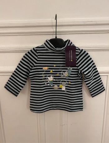 Marinière bleue bébé Sergent Major