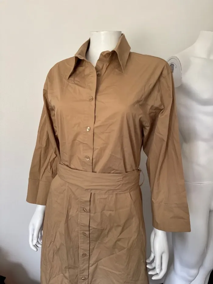 Robe, chemise, femme mango - photo numéro 2