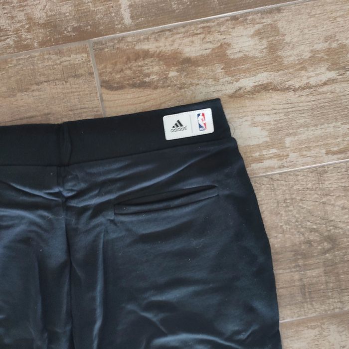 Pantalon de survêtement coton bas de jogging Adidas NBA Nets noir de 2010 taille M - photo numéro 3