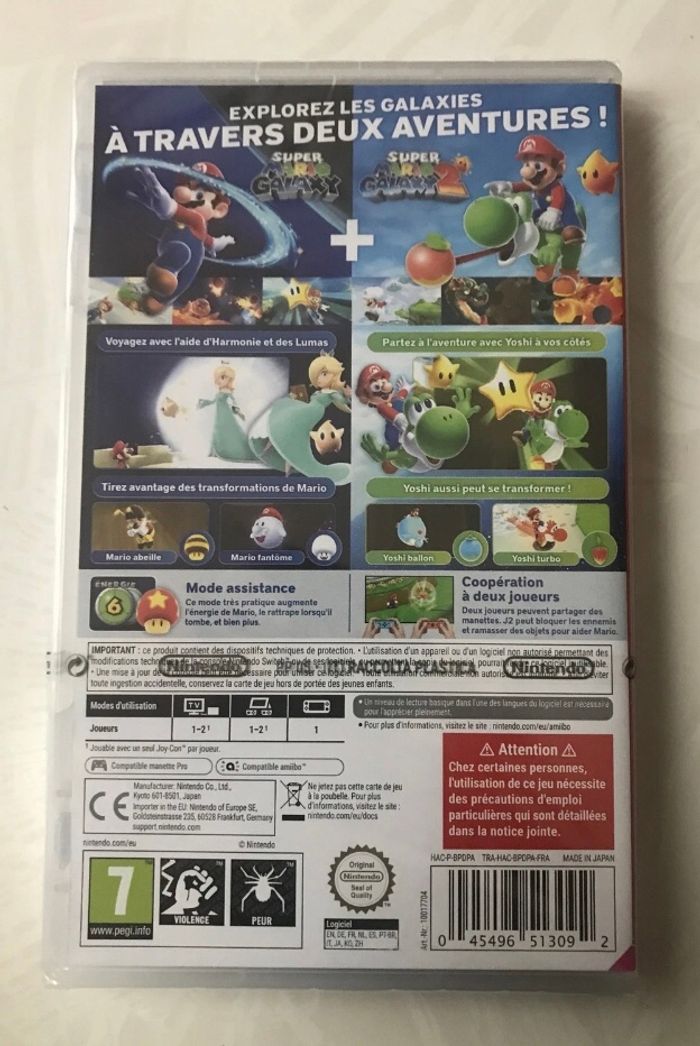 Super Mario galaxy + Super Mario Galaxy 2 - Nintendo  Switch - photo numéro 2