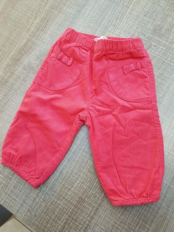 Pantalon velours DPAM 6 mois