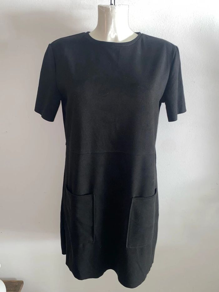Robe droite noir Zara