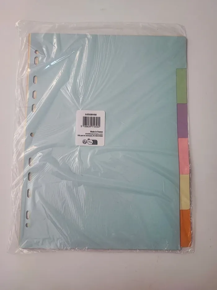 Intercalaires pastels Exacompta