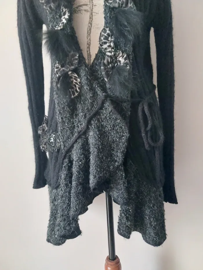 Veste fantaisie noire - photo numéro 3