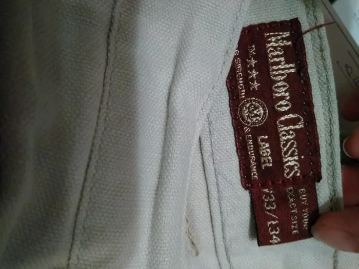 Pantalon Marlboro classics Taille 48 beige - photo numéro 2