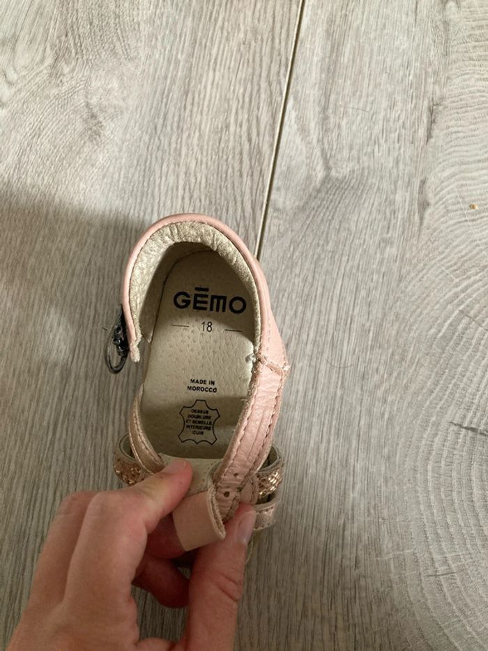 Sandales taille 18 rose gemo - photo numéro 2