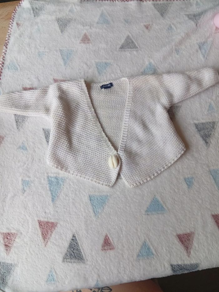 Gilet blanc brillant