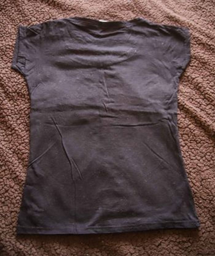 T-shirt à message, décolleté rond - photo numéro 2