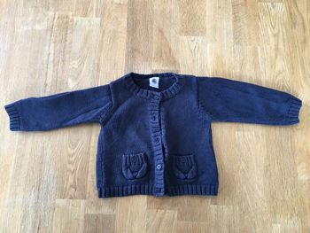 Gilet laine petit bateau