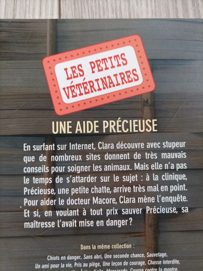 Livre " les petits vétérinaires" tome 23 neuf - photo numéro 3