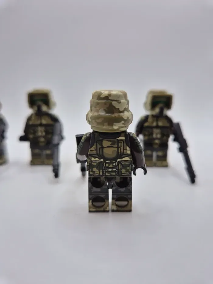 Figurines type lego 4 scout troopers stormtroopers star wars - photo numéro 4