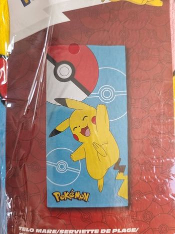 Drap de plage pokemon 70x140cm 