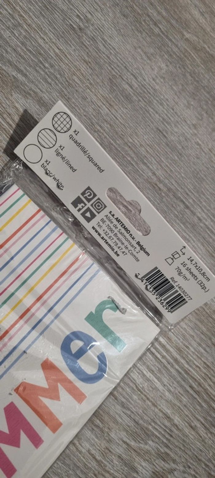 Lot de 3 petits carnets/ notebooks - photo numéro 3