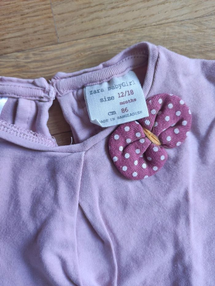 T-shirt taille 86cm Zara - photo numéro 2
