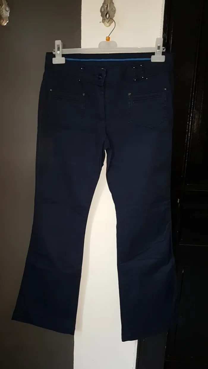 Pantalon femme promod bleu T40