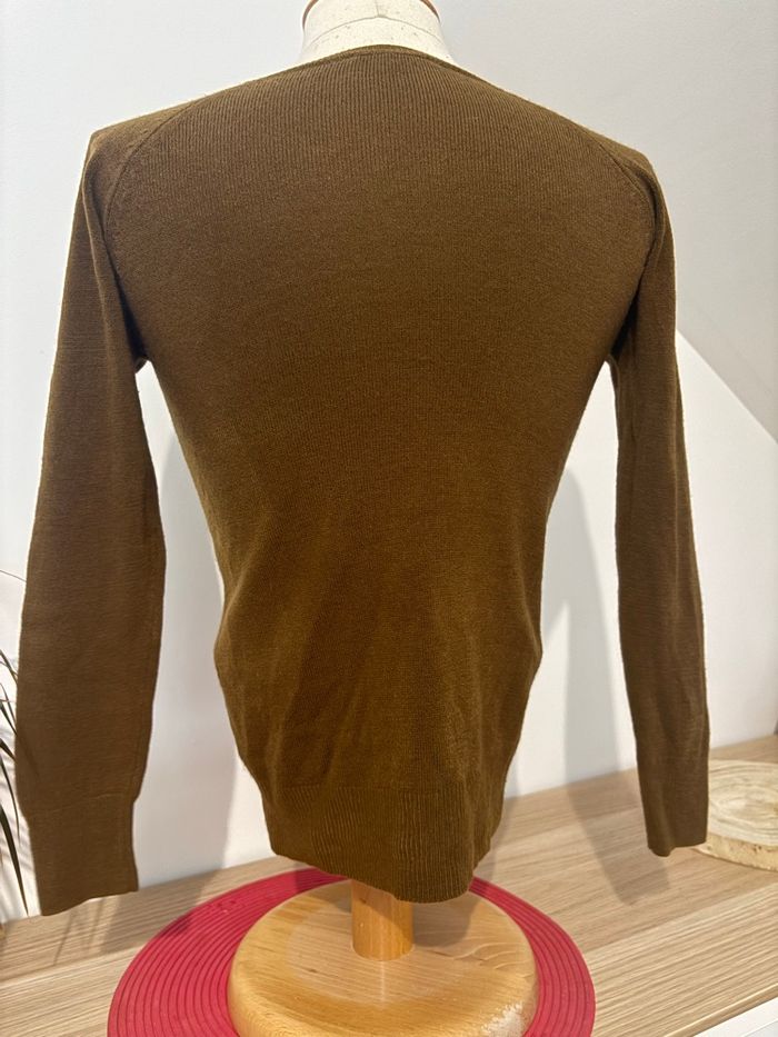 Pull fin femme marron kaki taille S etam - photo numéro 3