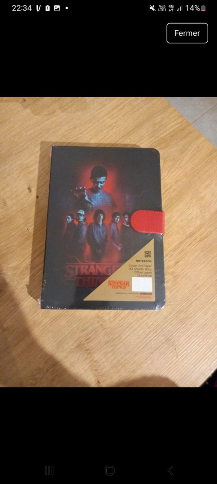 Kit de papeterie stranger things