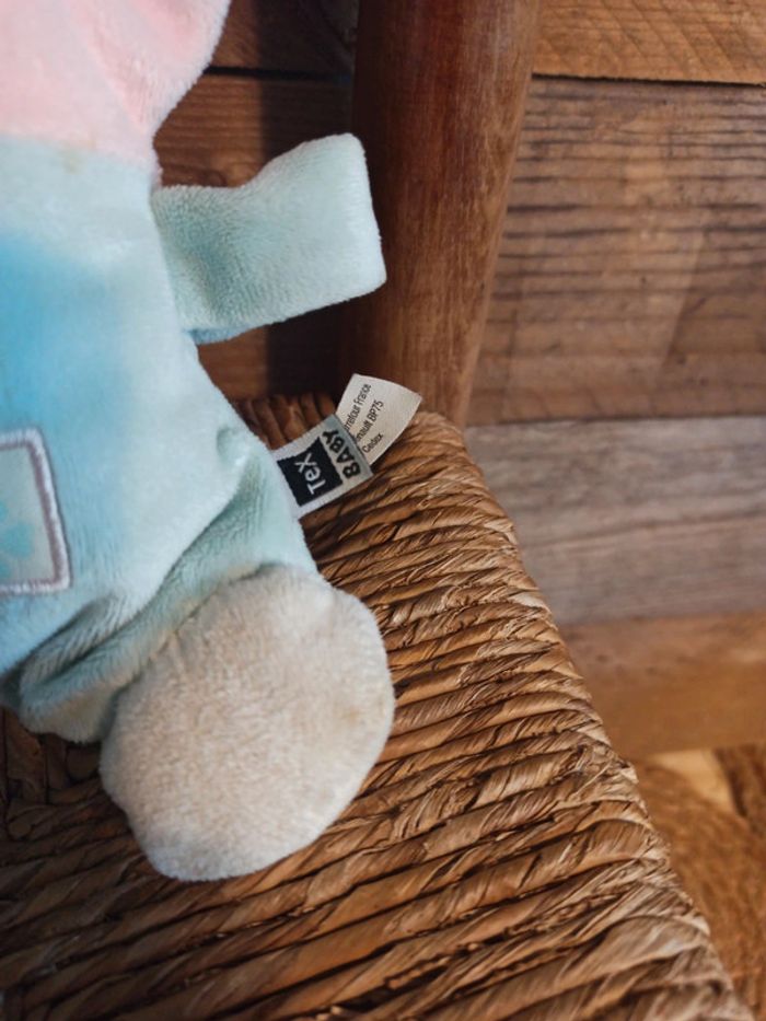Doudou lapin Tex baby tbe - photo numéro 3