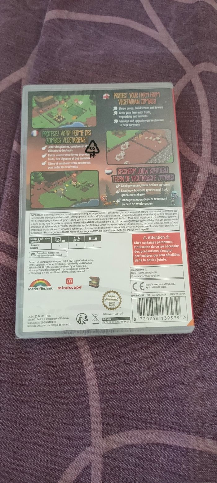 Jeux Switch farme contre zombies - photo numéro 2