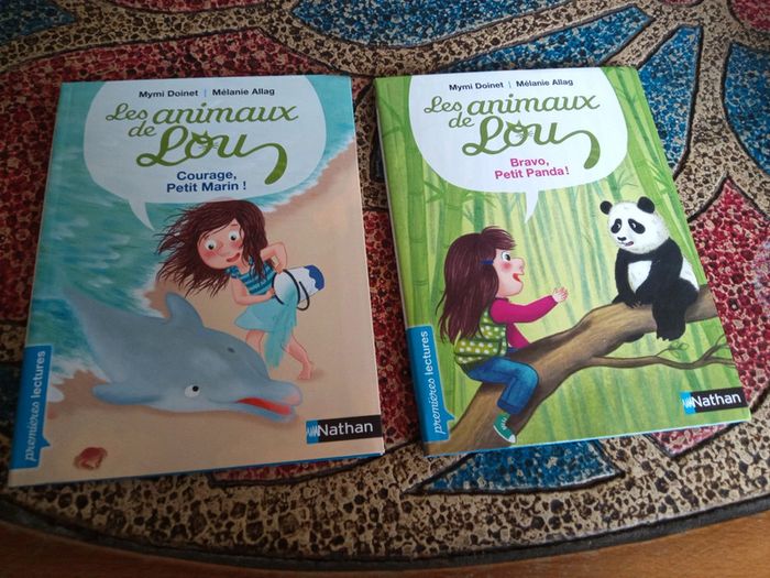 Lot de 2 livres les animaux de Lou - photo numéro 2
