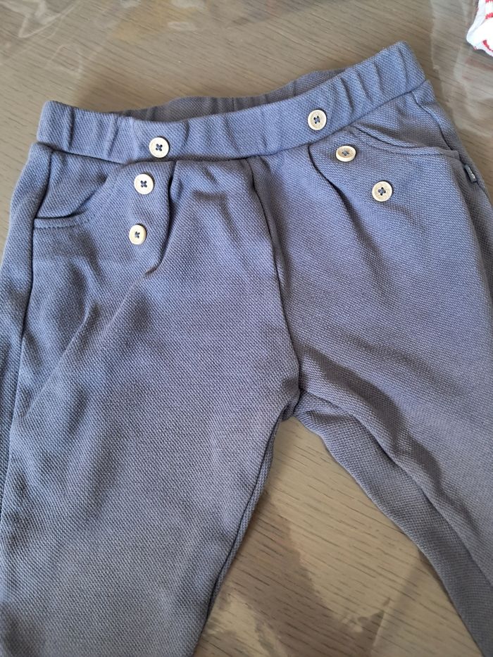 Pantalon bleu gris 18 mois