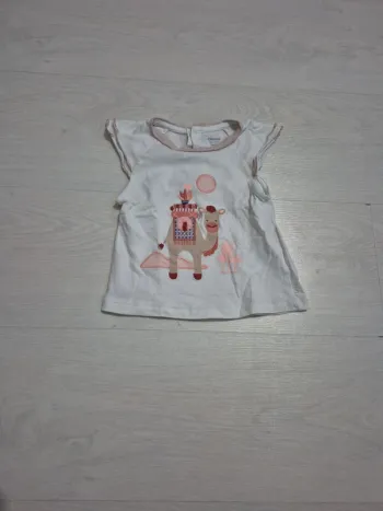 T-shirt sans manches motif chameau