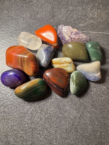 Lot de pierres roulées (280 g – env. 15 pierres – tailles L / XL)