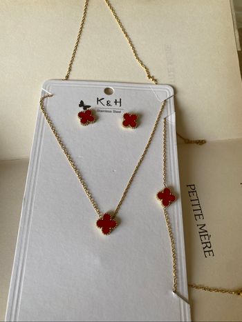 Parure bijoux, ensemble an acier inoxydable