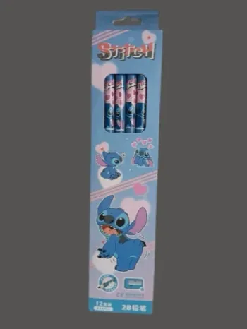 Crayons de papier gomme Stitch