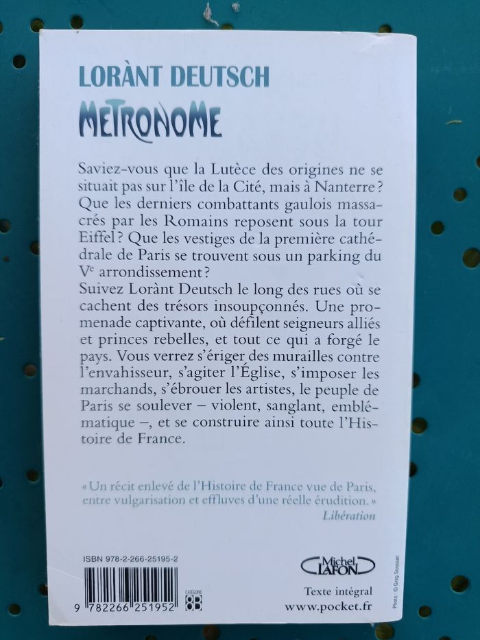 Livre historique Métronome - photo numéro 2