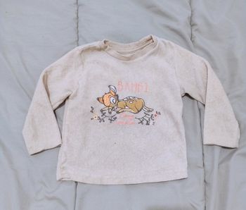 Haut de pyjama taille 18 mois