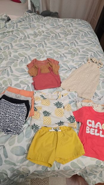 Lot vêtements fille 12 mois Été