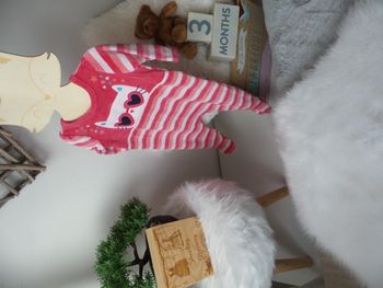 Jolie pyjama velour DPAM du pareil au meme chat lunette rayure rose 3mois 59cm fille 