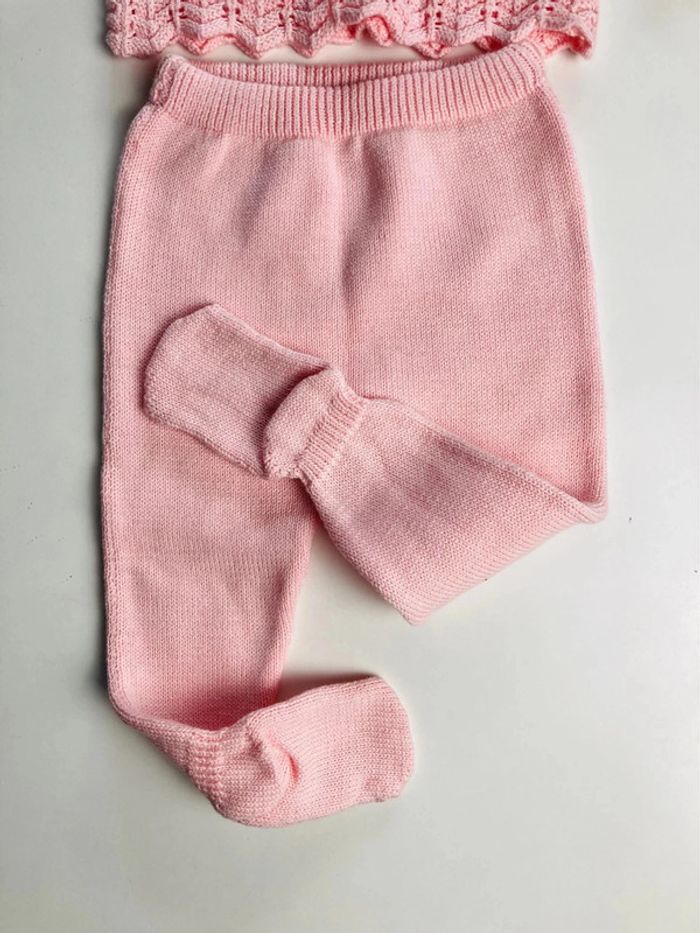 Ensemble fille 2 pièces 6 mois morisketa 100 % coton - photo numéro 5