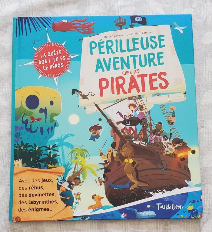 Livre "périlleuse aventure chez les pirates" - photo numéro 1
