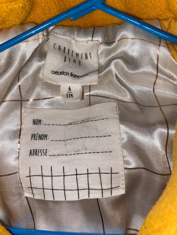 Manteau carrement beau taille 6 ans - photo numéro 4